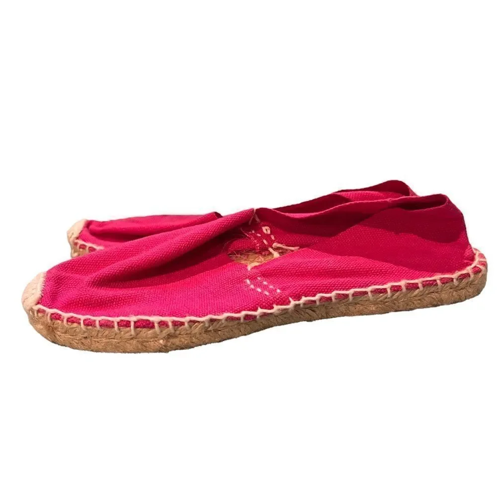 Cosido A Mano Bright Pink Espadrille‎ flats EU size 35 / US size 5