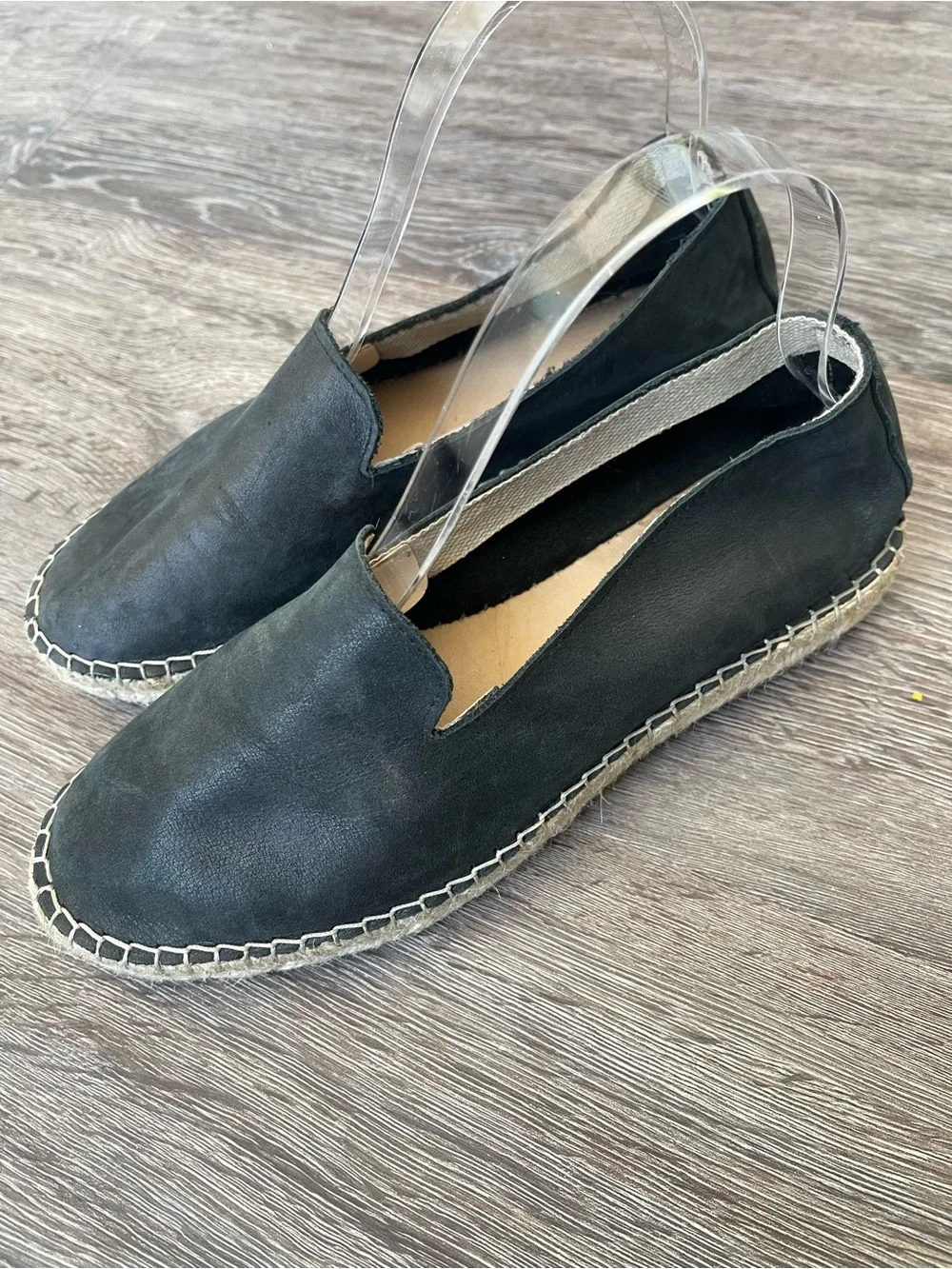 Free People | Black Laurel Canyon Flat Espadrille Loafer Sandals Size 37