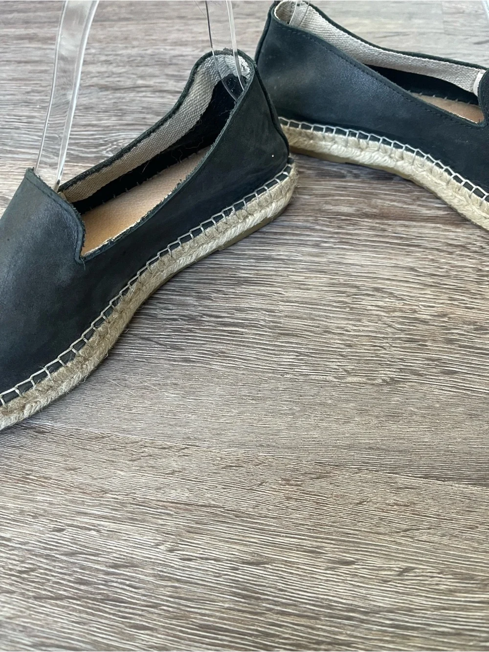 Free People | Black Laurel Canyon Flat Espadrille Loafer Sandals Size 37
