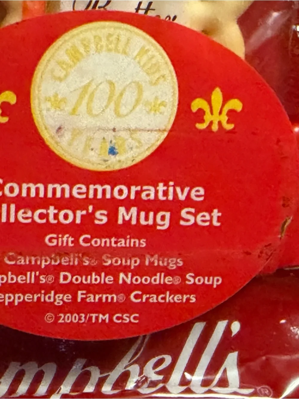 Vintage 2004 Campbell’s Kids 100 year CelebrationCommemorative Collector Mug Set