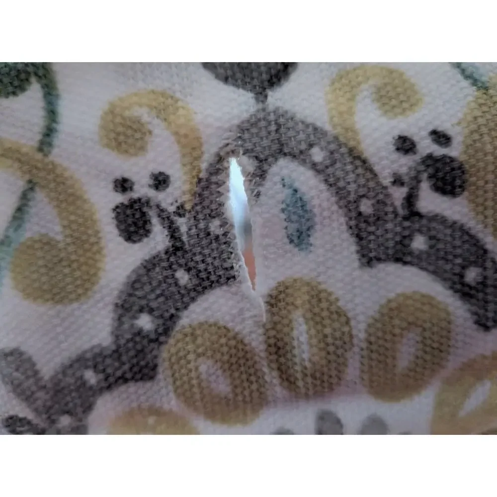Cotton Shower Curtain Medallion floral multi- color