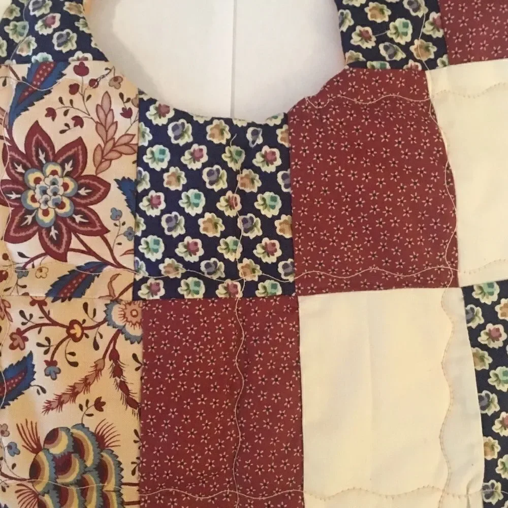 Hand Crafted blue red