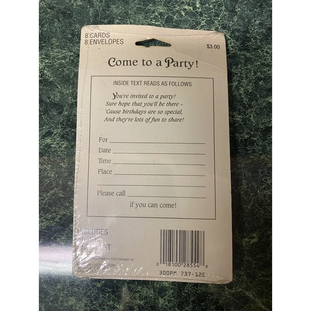 American Greetings vintage peppermint