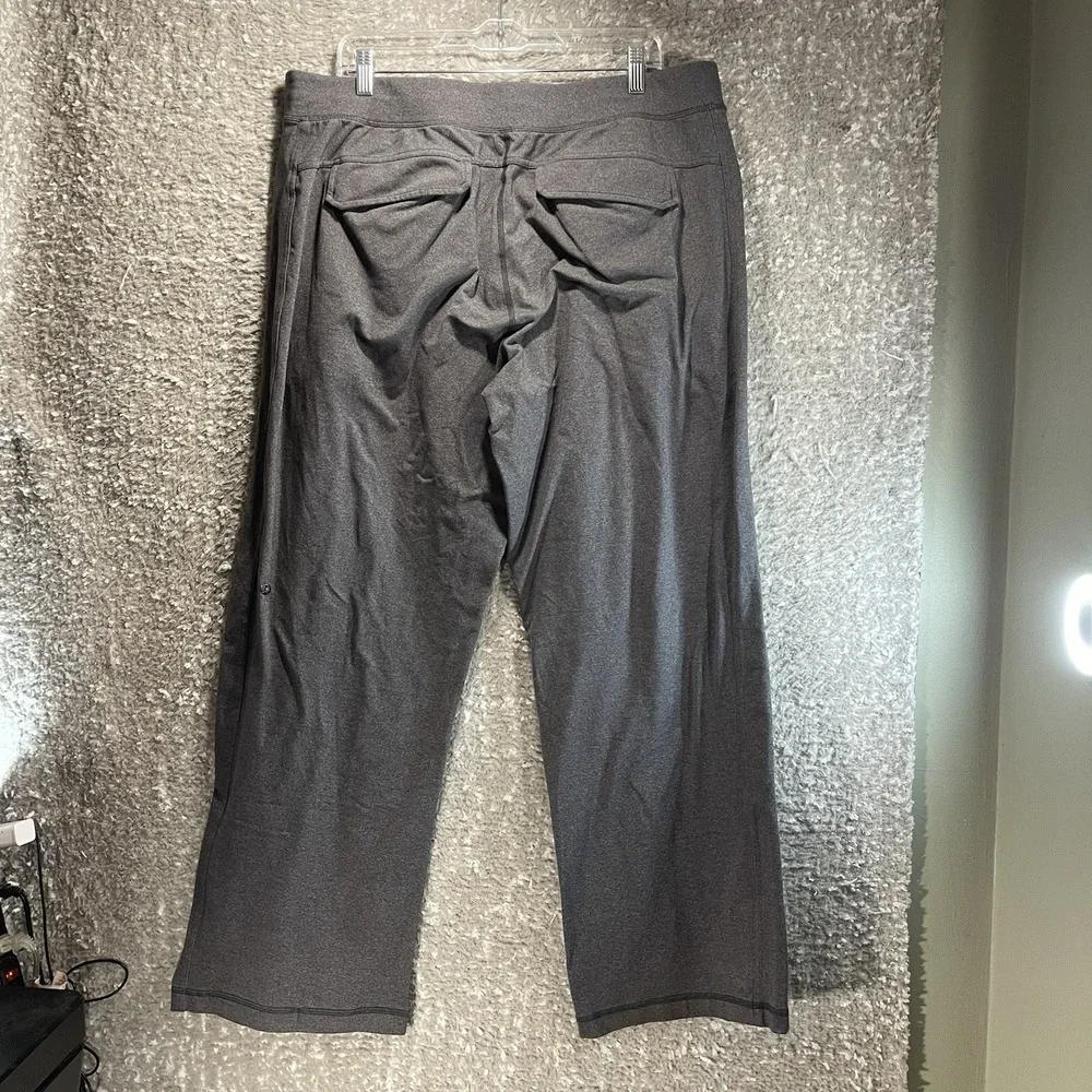 Lululemon Men's Kung Fu Pants Baggy Loungewear Gray XXL, 37X30 Pockets