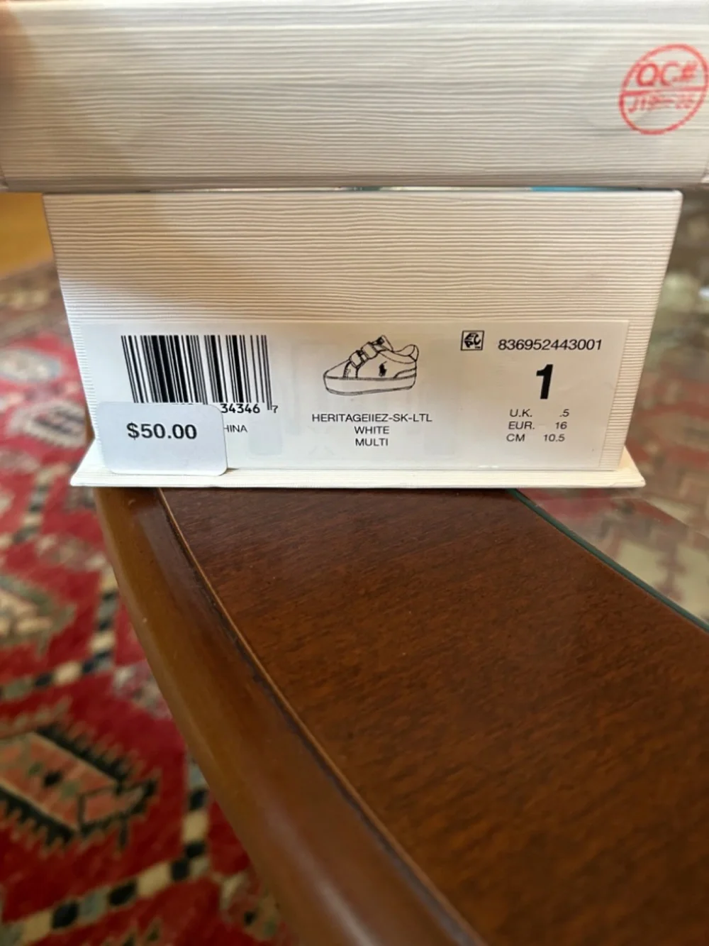 Ralph Lauren baby sneakers