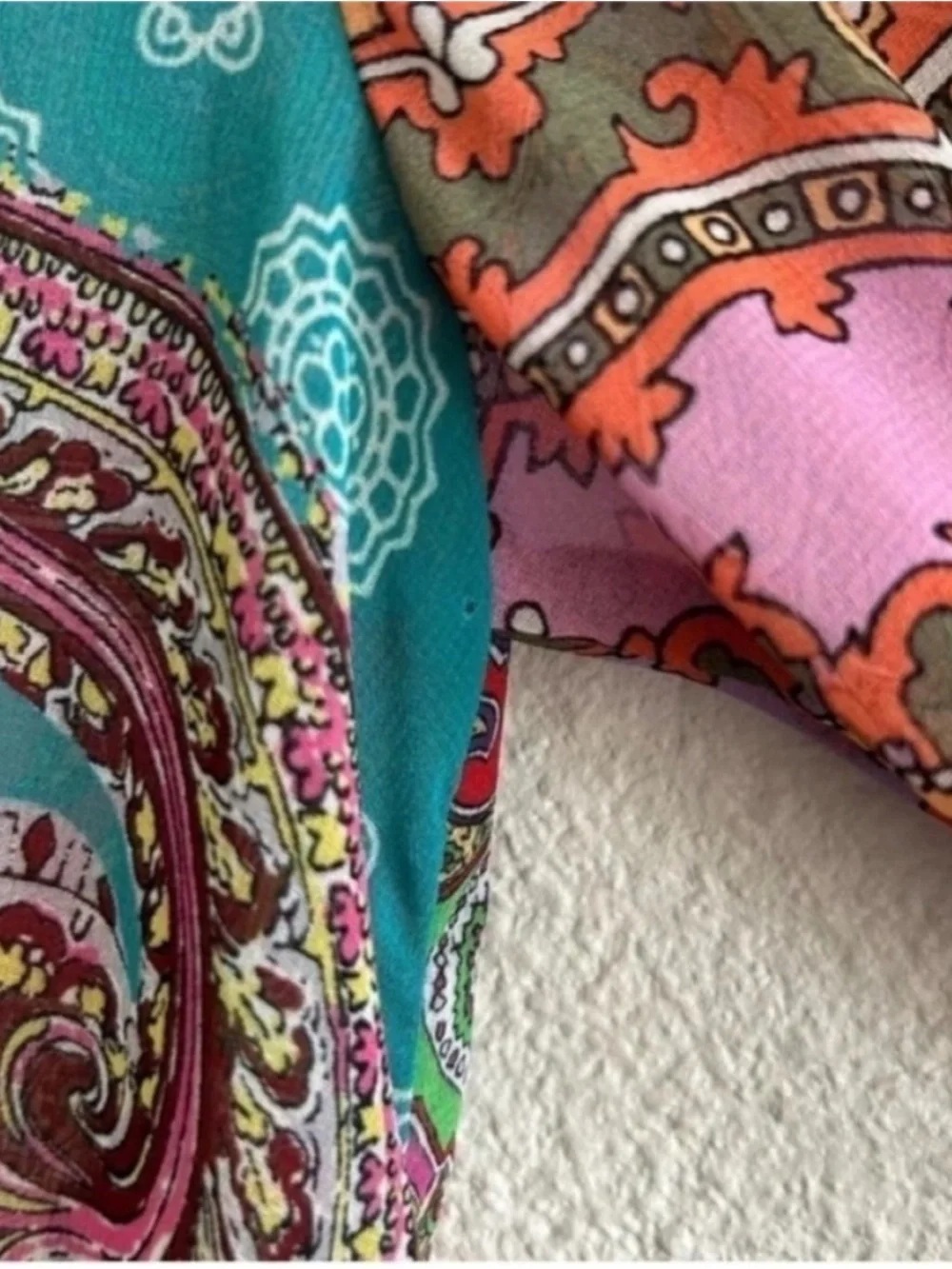 Zara printed ruffled