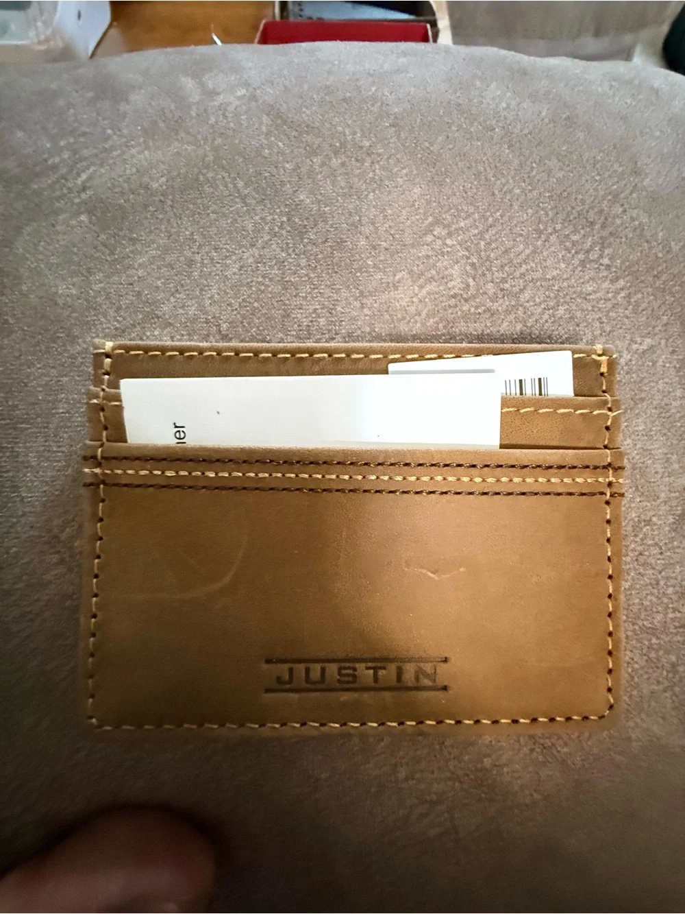 Justin Boots slim leather