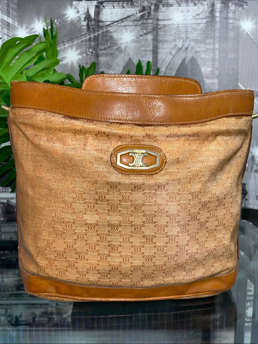 Celine authentic tan