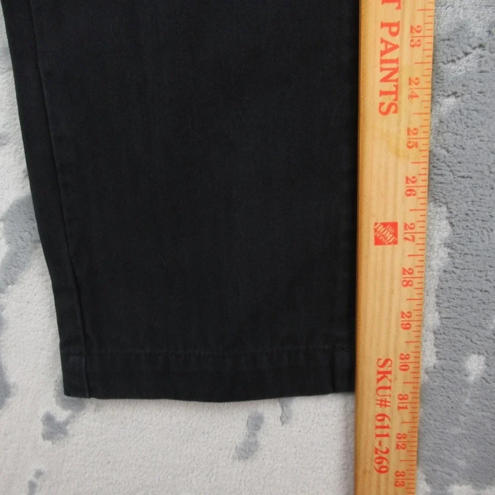 Barney Cools Mens Black Cotton Twill Straight Leg Chino Pants Size 30 BC-21-Q421