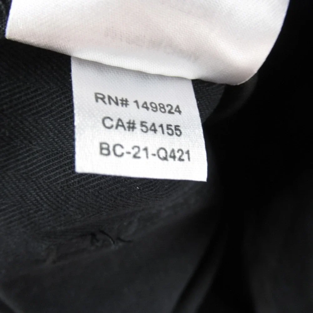 Barney Cools Mens Black Cotton Twill Straight Leg Chino Pants Size 30 BC-21-Q421