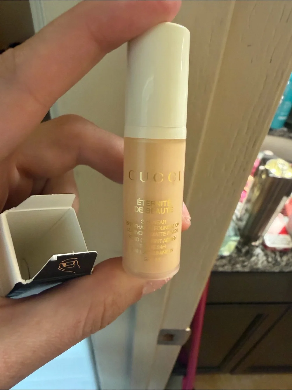 Gucci foundation trial size shade medium fair