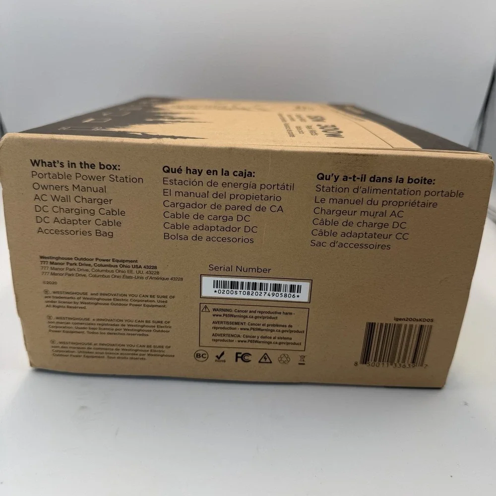 NEW Westinghouse iGen200s - Portable Power Station