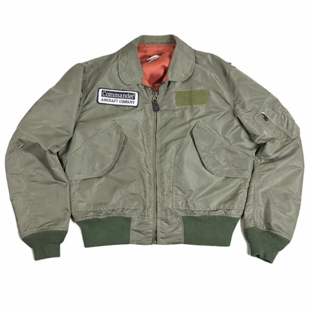 VTG Aviator Jacket AVIREX Limited 1987 Flight‎ Pilot Style USA L Flyers Men's