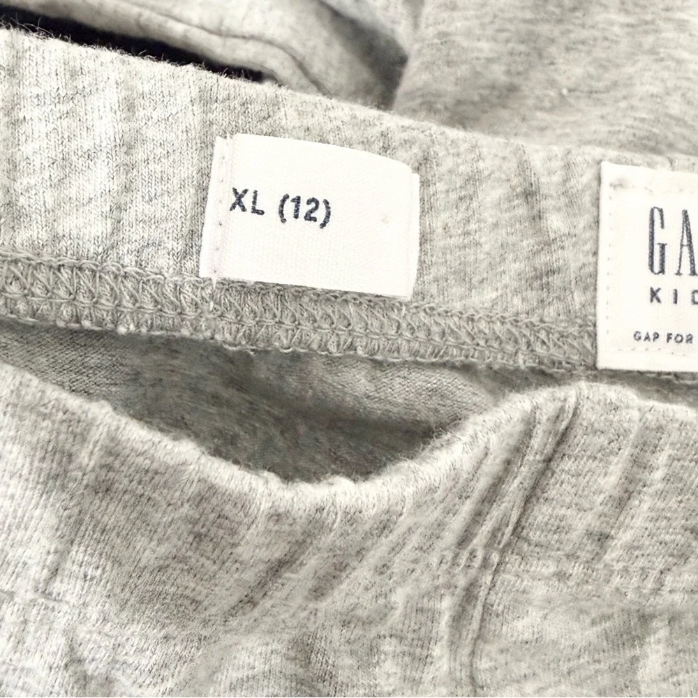 GAP Kids Gray Cotton Stretch Leggings Girls XL 12