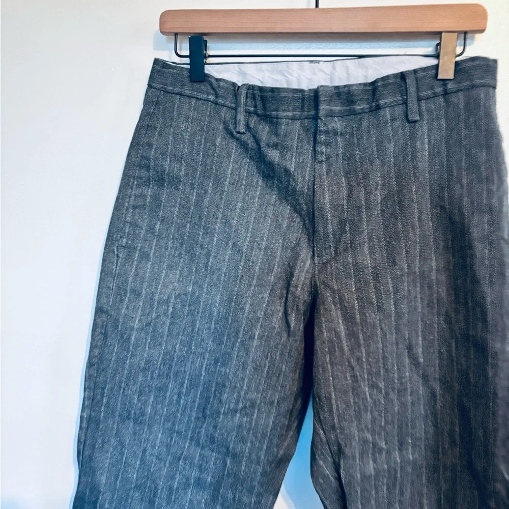 Gap grey striped trousers size 31x30