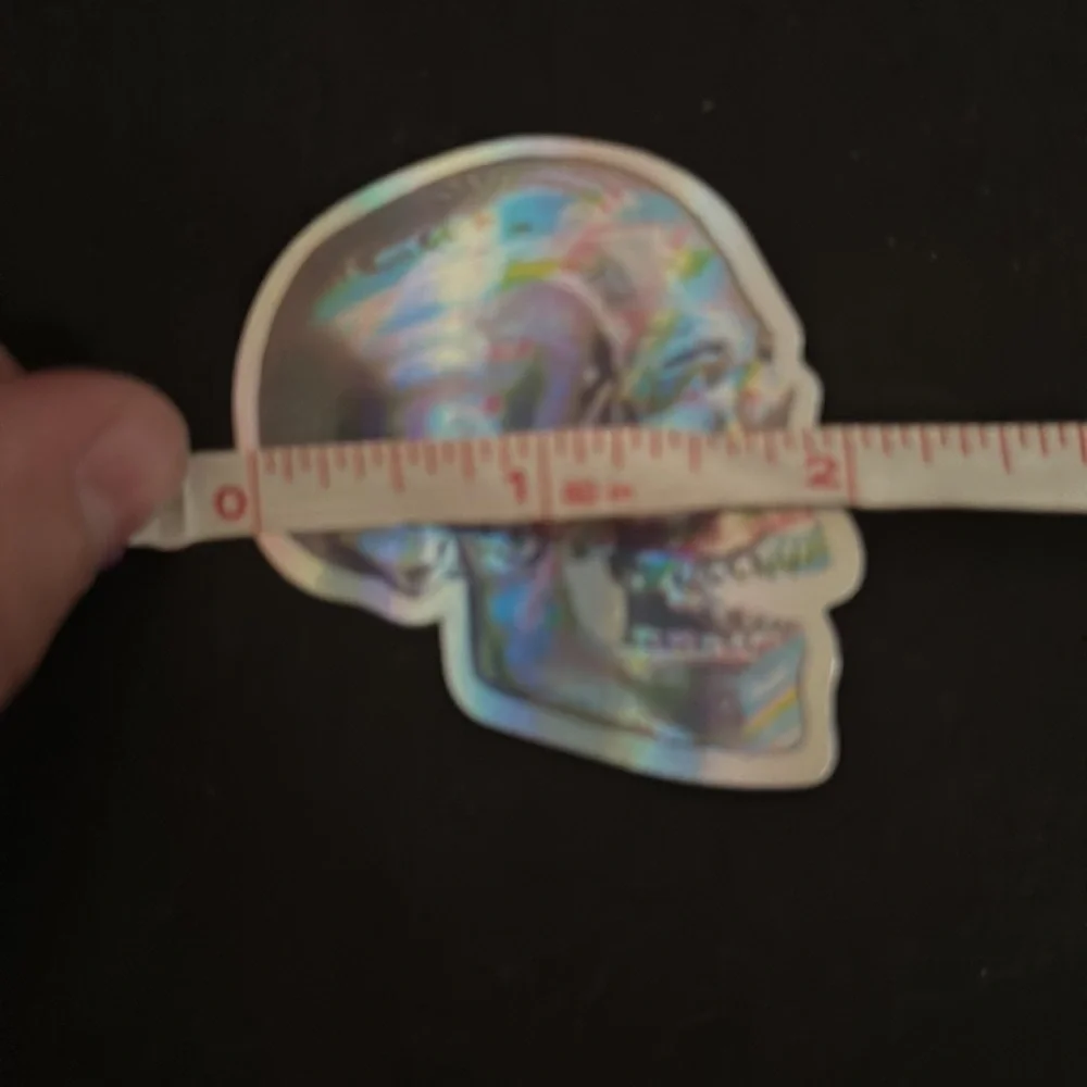 N/A holographic skull