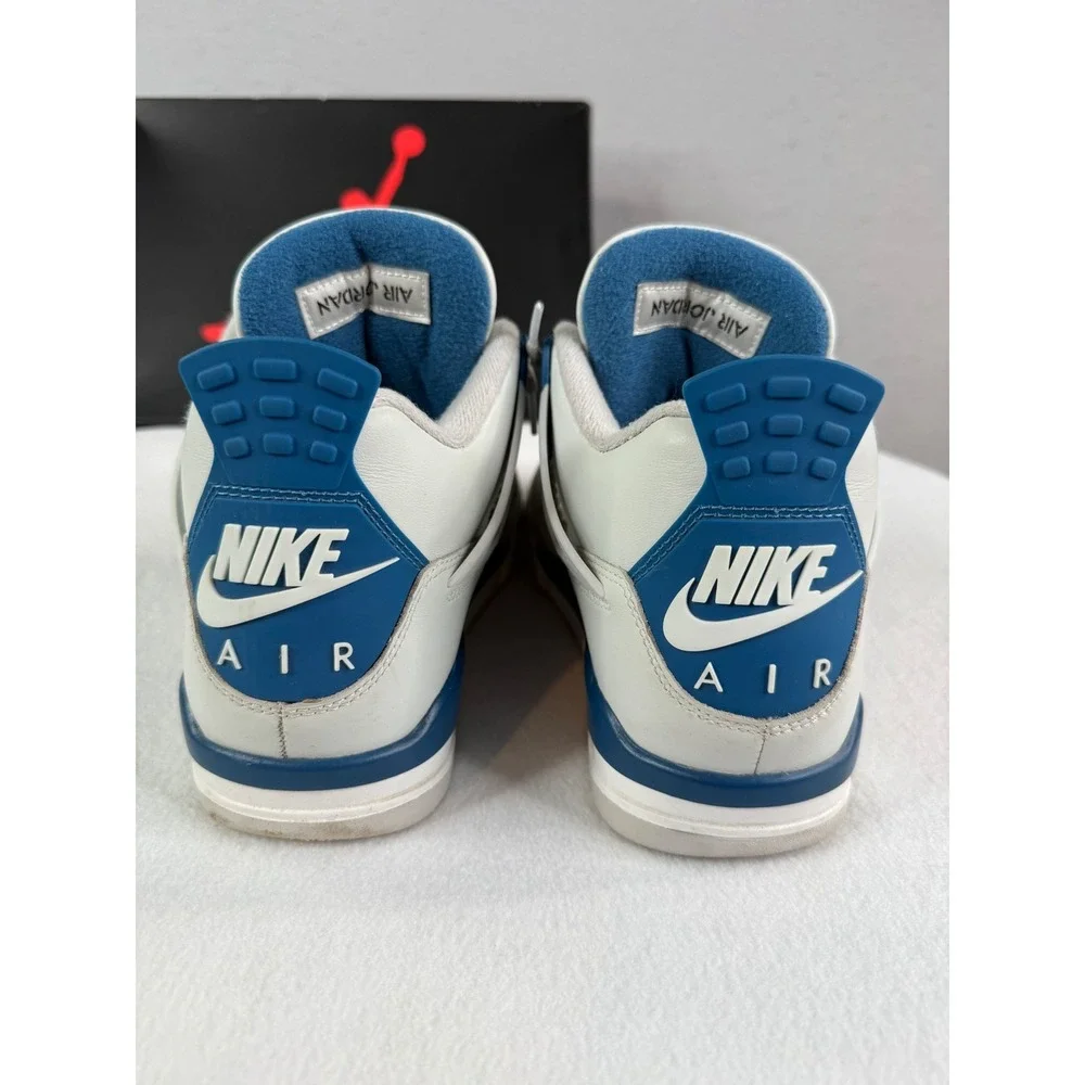 Jordan Air Jordan 4 Retro‎ Mens 8 Off White Military Blue FV5029-141 Sneaker