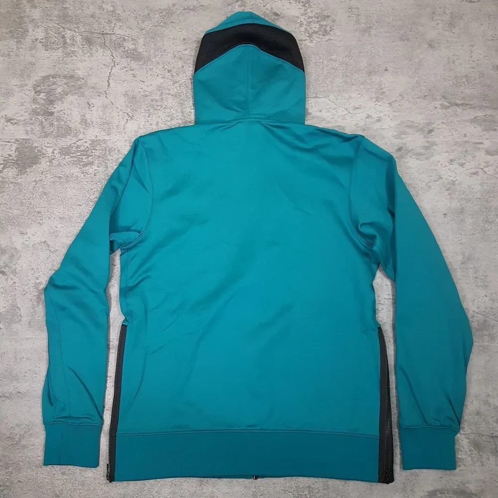 NIKE Therma‎ Flex Showtime Full Zip Hoodie Jacket Mens Size MEDIUM Teal Green