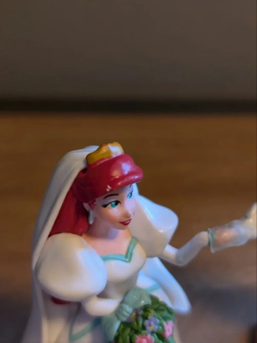 Disney Little Mermaid Ariel & Eric Wedding Figures Cake Topper Vintage