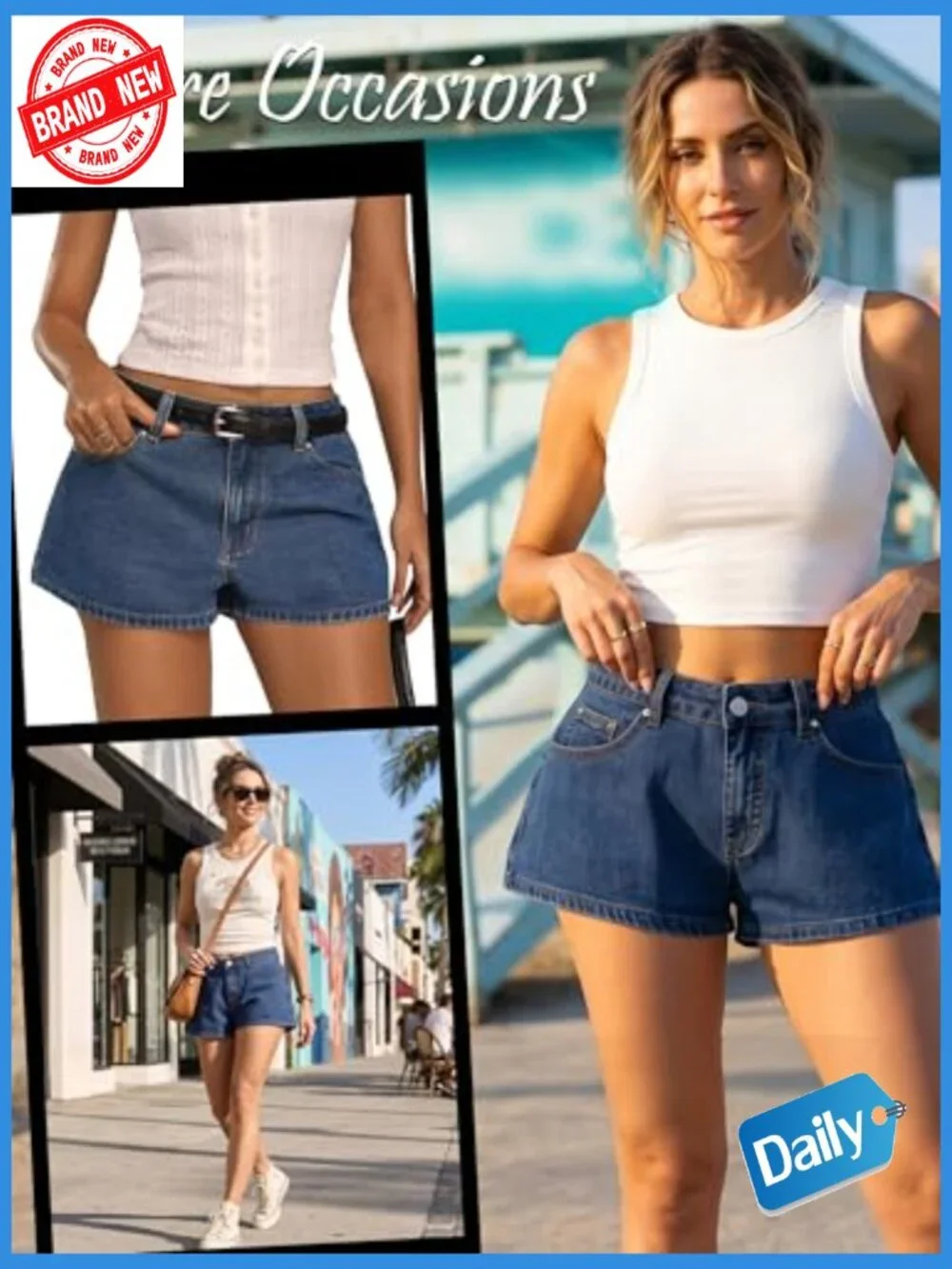 N/A fit shorts leg