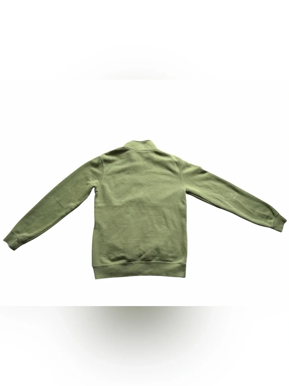 Nike Sportswear Club Fleece 1/4 Zip Pullover Sweatshirt Womens Small Green