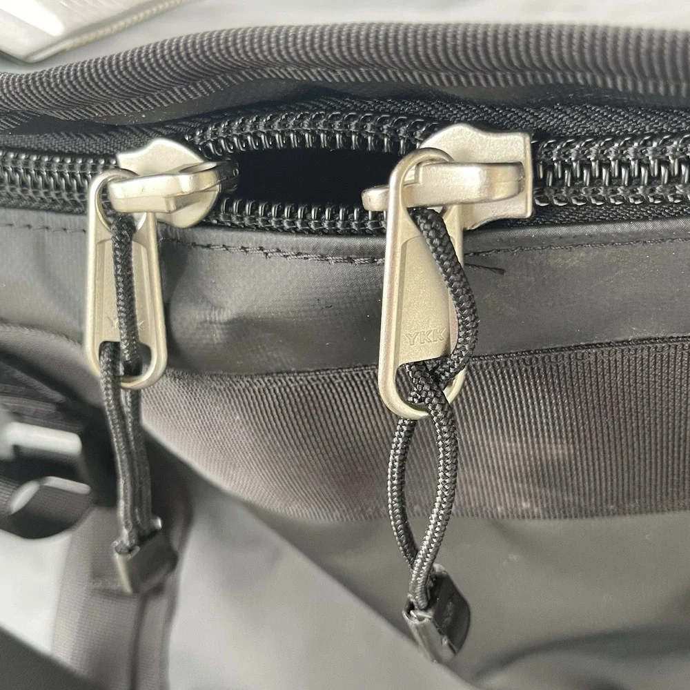 The North Face Black Duffel Bag with White Logo