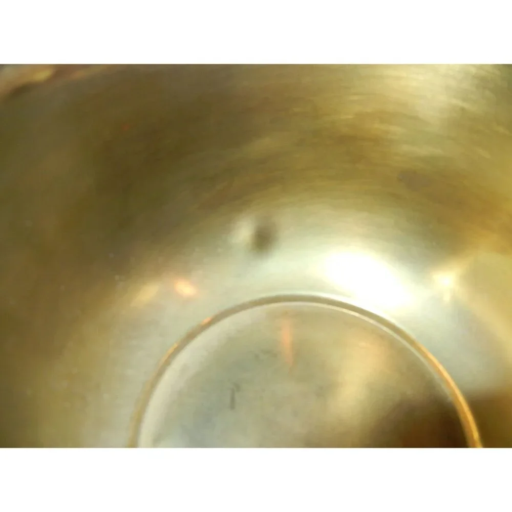 Brass Bowl Vintage Mid‎ Century table piece centerpiece planter catchall