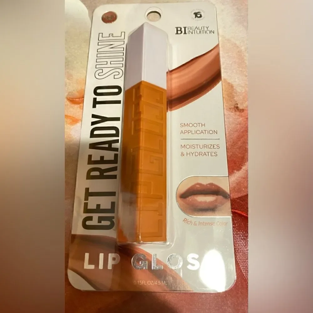 🛍️2 Beauty Intuition Natural Nude Lip Gloss 💄 & Big Bold Lashes Mascara 💥