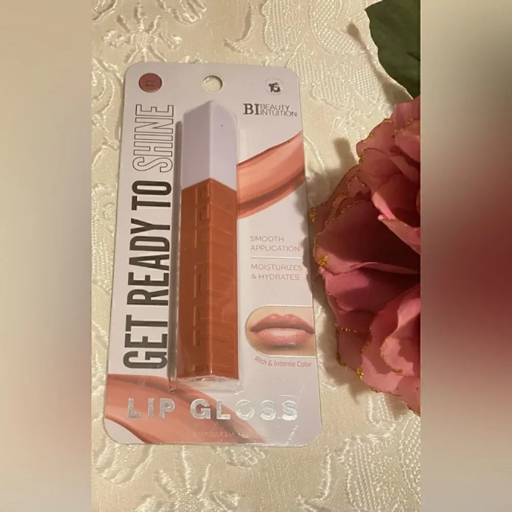 🛍️2 Beauty Intuition Natural Nude Lip Gloss 💄 & Big Bold Lashes Mascara 💥