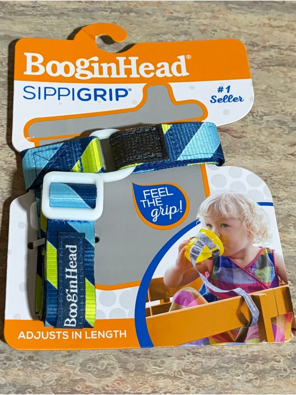 BooginHead Sippigrip Cup Holder Strap & Giftty 2-Babby Mittens Teeting Toys Set