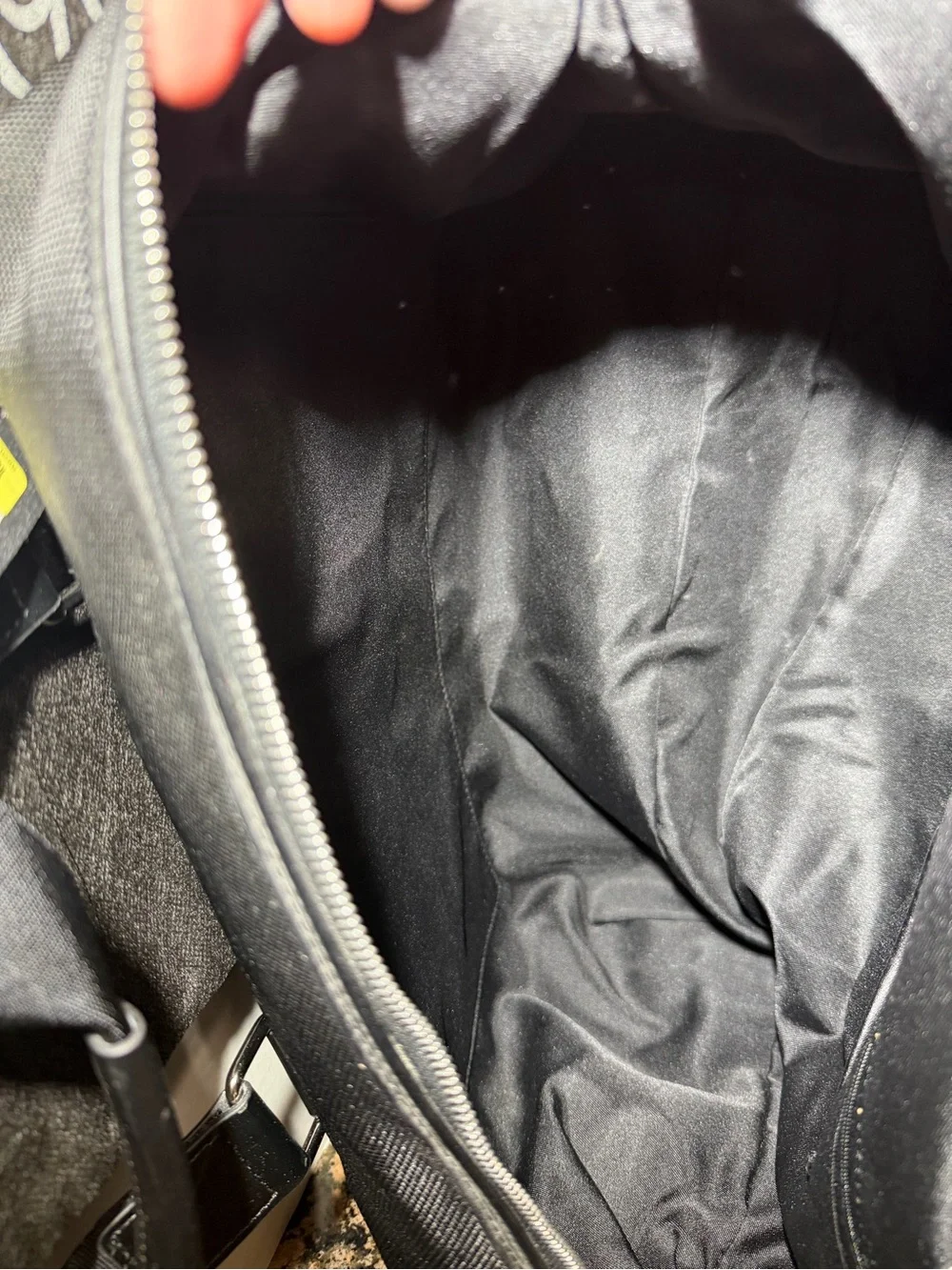NWT Bugatti Isle of Man Black Ballistic Nylon Duffel Bag Travel Weekender