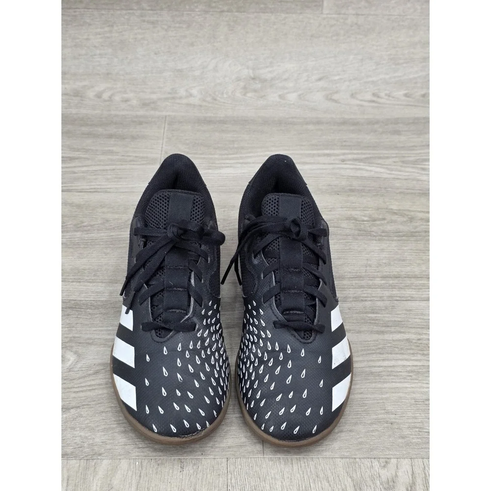 Adidas Predator Freak.4 Sala Indoor Soccer Shoes Blk/White FY0630 M's Size 6