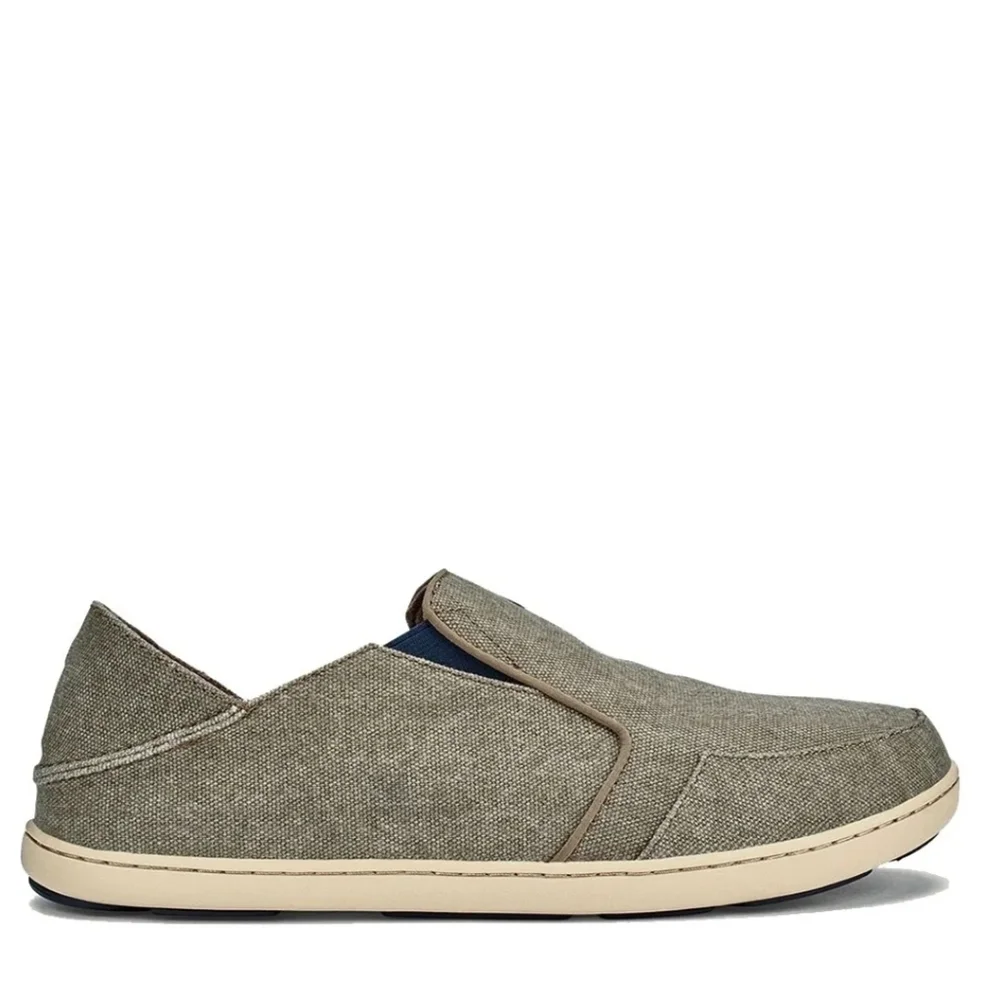 Olukai Kids Boys Nohea Lole Boys Textile Loafer Slip on shoes sz B1