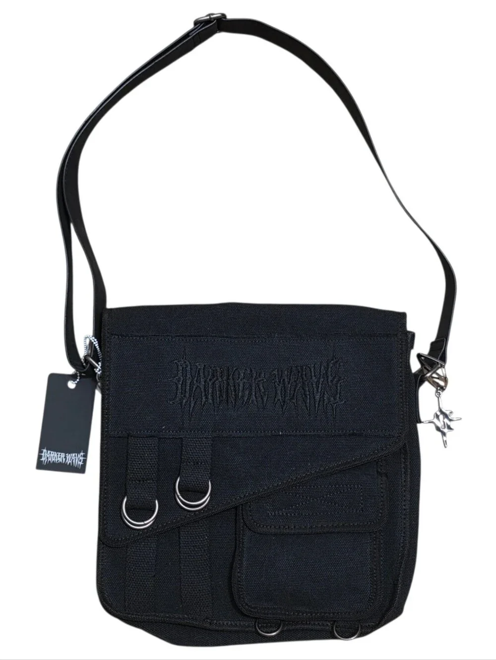 Dolls Kill Darkers Wavs first obsession box utility cargo crossbody messenger