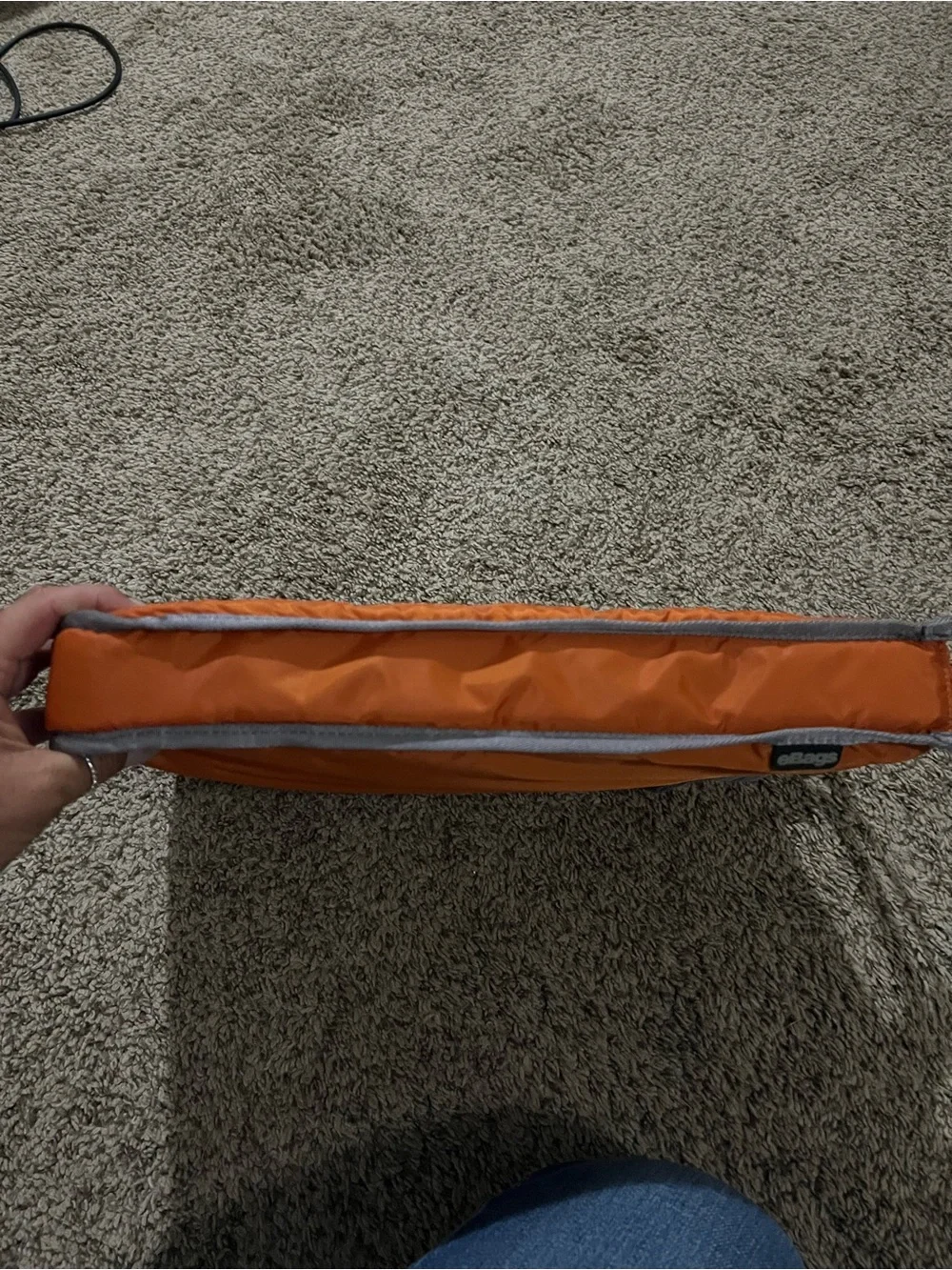 eBags Tote Padded Packing Organizer in Rust Orange and Grey
