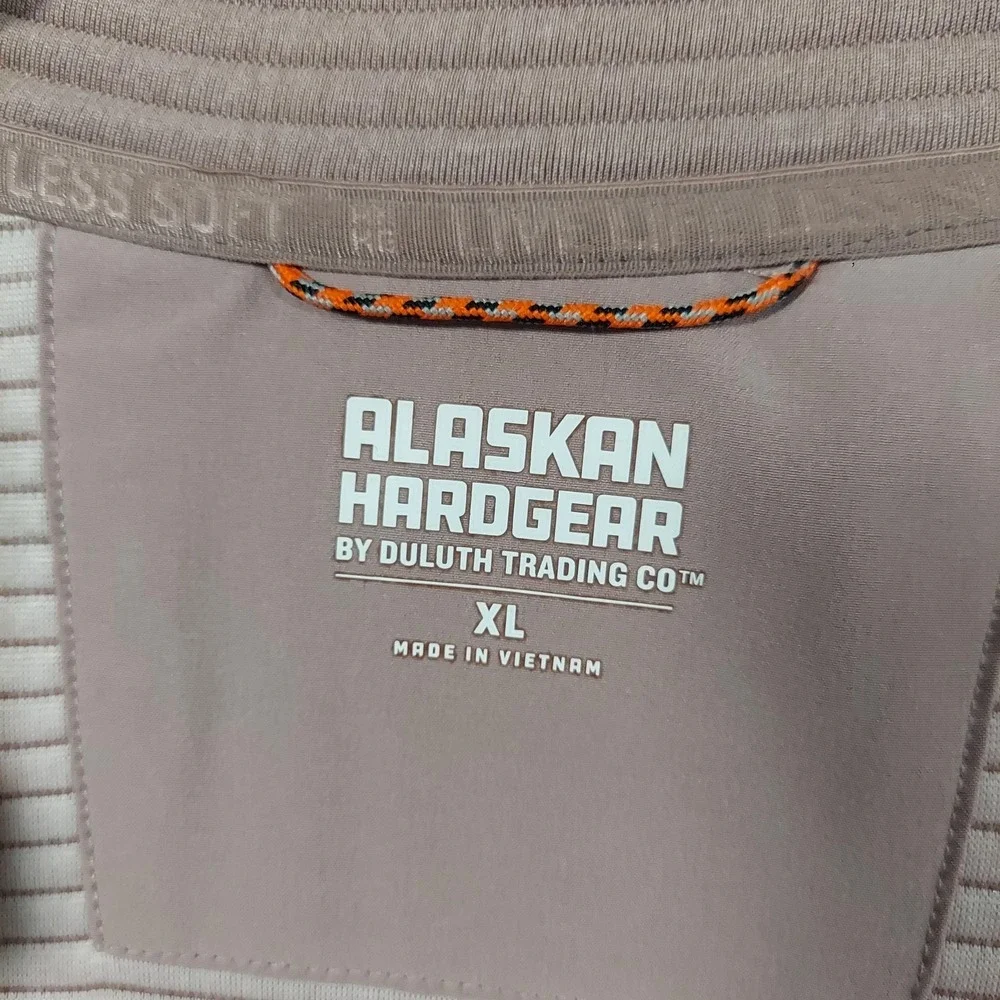 Alaskan Hardgear Vest Mens‎ XL Pink Fleece Full Zip Duluth Trading Co Outdoor