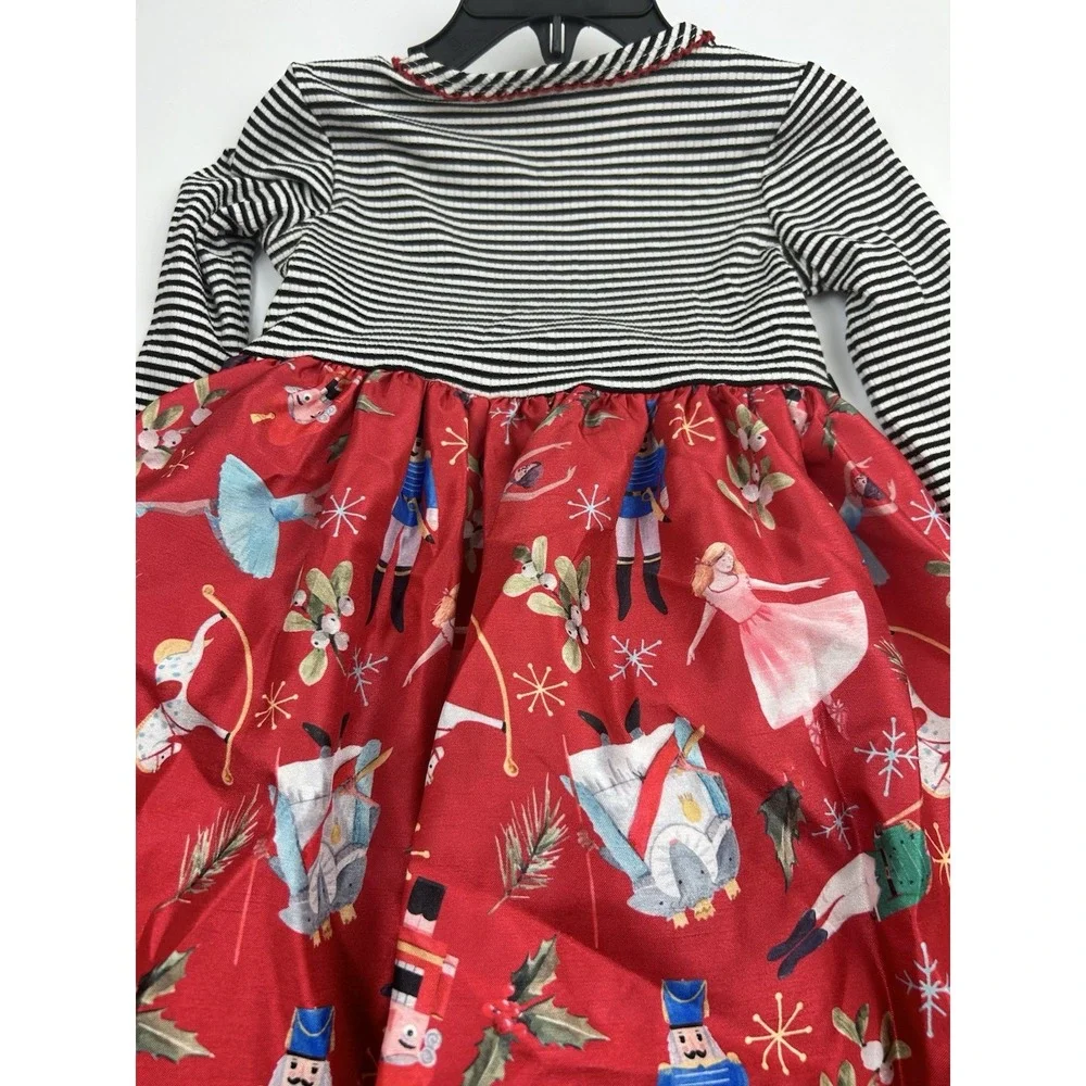 Iris & Ivy Girls 24 Month Nutcracker Fit and Flare Christmas Holiday Dress‎ New
