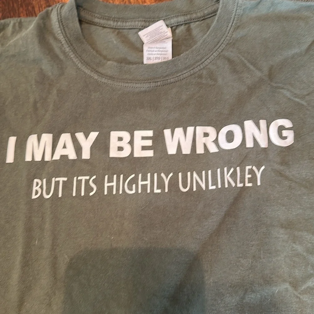 Slogan  men’s T shirt size 2XL