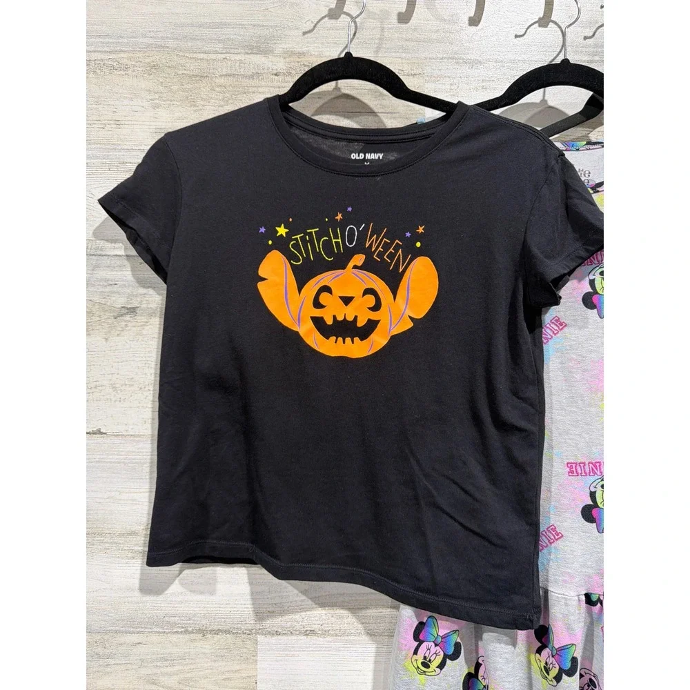 Old Navy Disney Carters Bundle Girls 10/12 Halloween Stitch Minnie Eyelet EUC