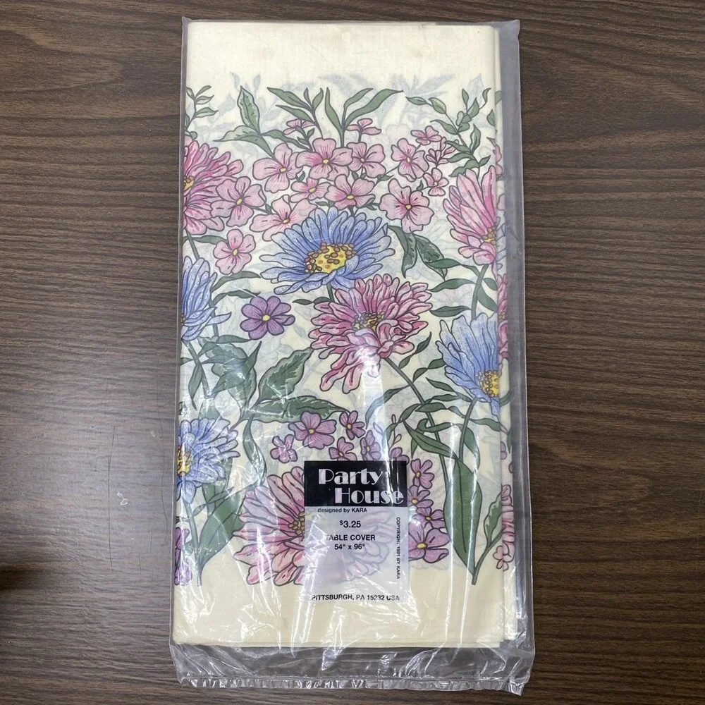 Vtg Pastel Floral 54