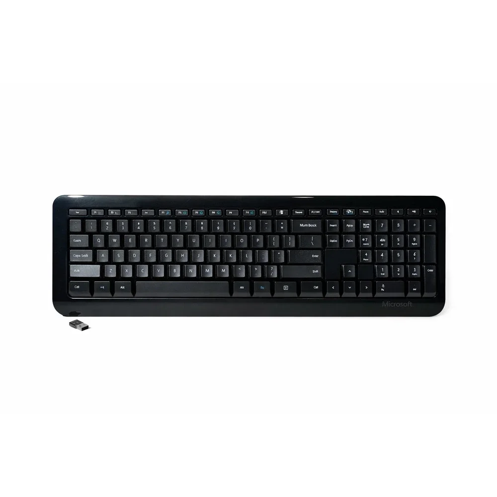 Microsoft Wireless Keyboard 850 Model 1455 USB‎ Receiver Tested Working - Read