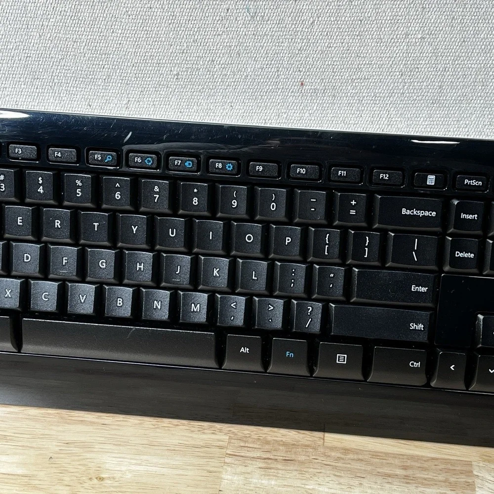Microsoft Wireless Keyboard 850 Model 1455 USB‎ Receiver Tested Working - Read