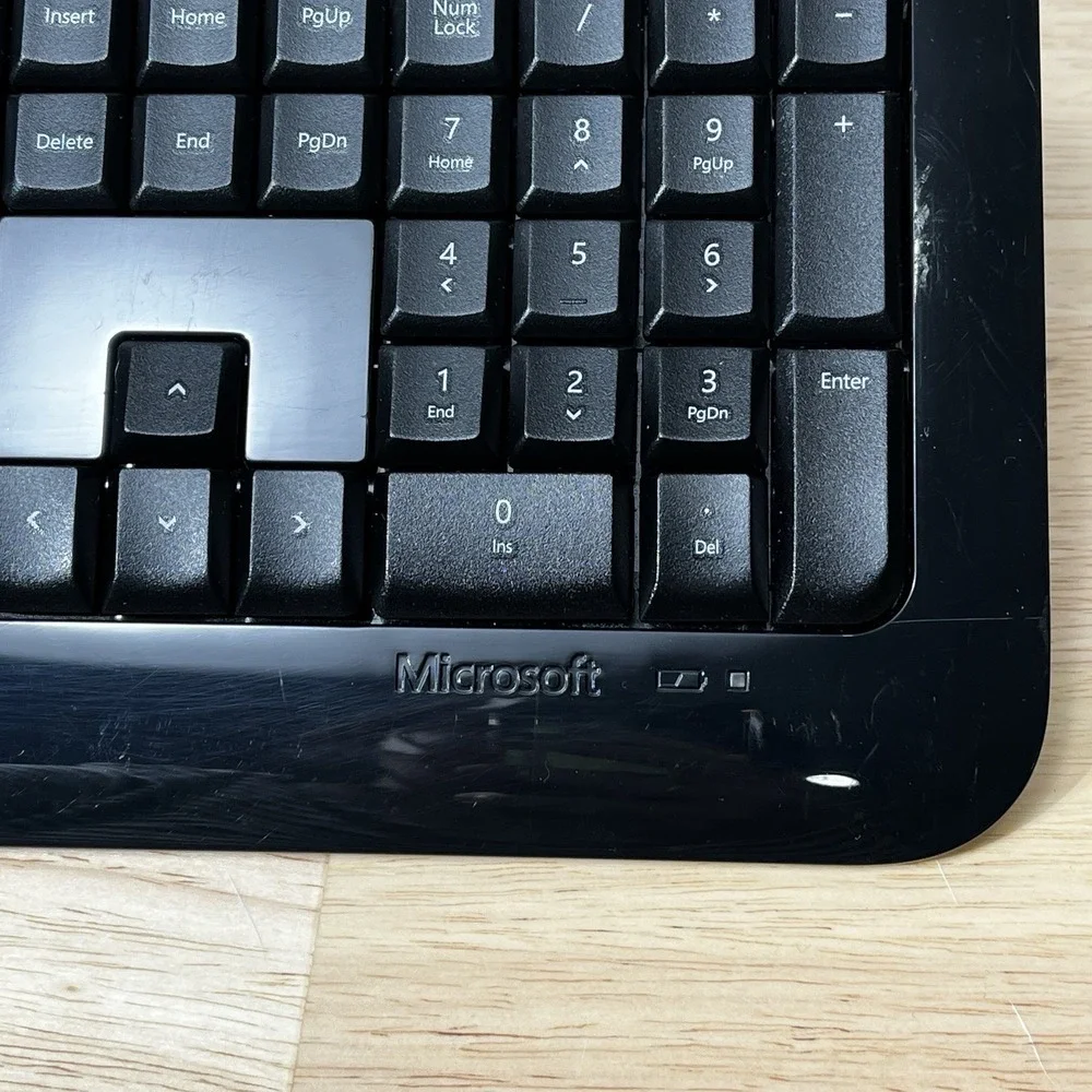 Microsoft Wireless Keyboard 850 Model 1455 USB‎ Receiver Tested Working - Read