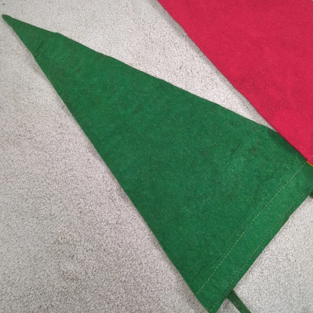 2 The Cascades Jackson Michigan MI Felt‎ Pennant Vintage Travel Souvenir 40s 50s