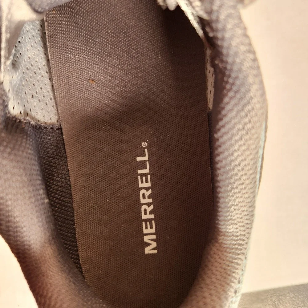 Merrell blue accents athleisure