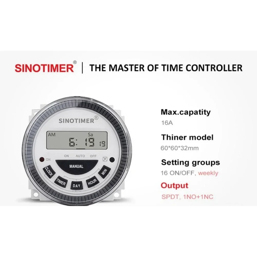 TM-619-3 Multipurpose Programmable Digital Timer 24V New‎ Open Box