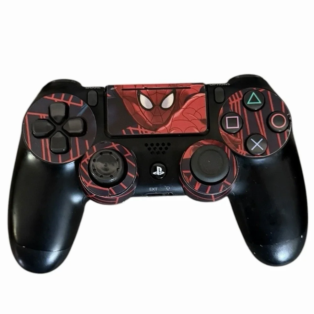 Sony PlayStation 4 DualShock 4 Wireless Controller‎ Spiderman Skin Tested Works