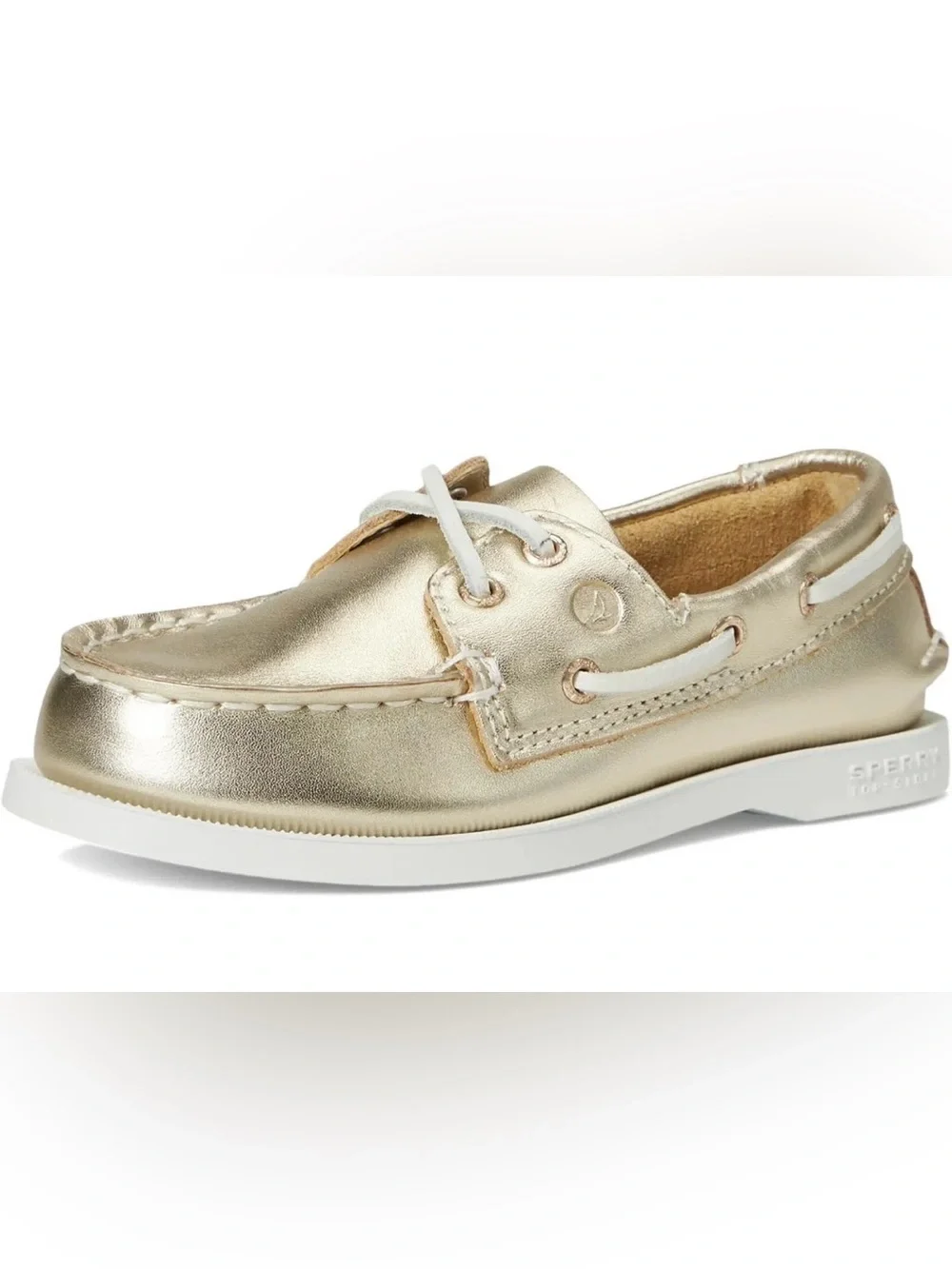 Sperry shiny metallic