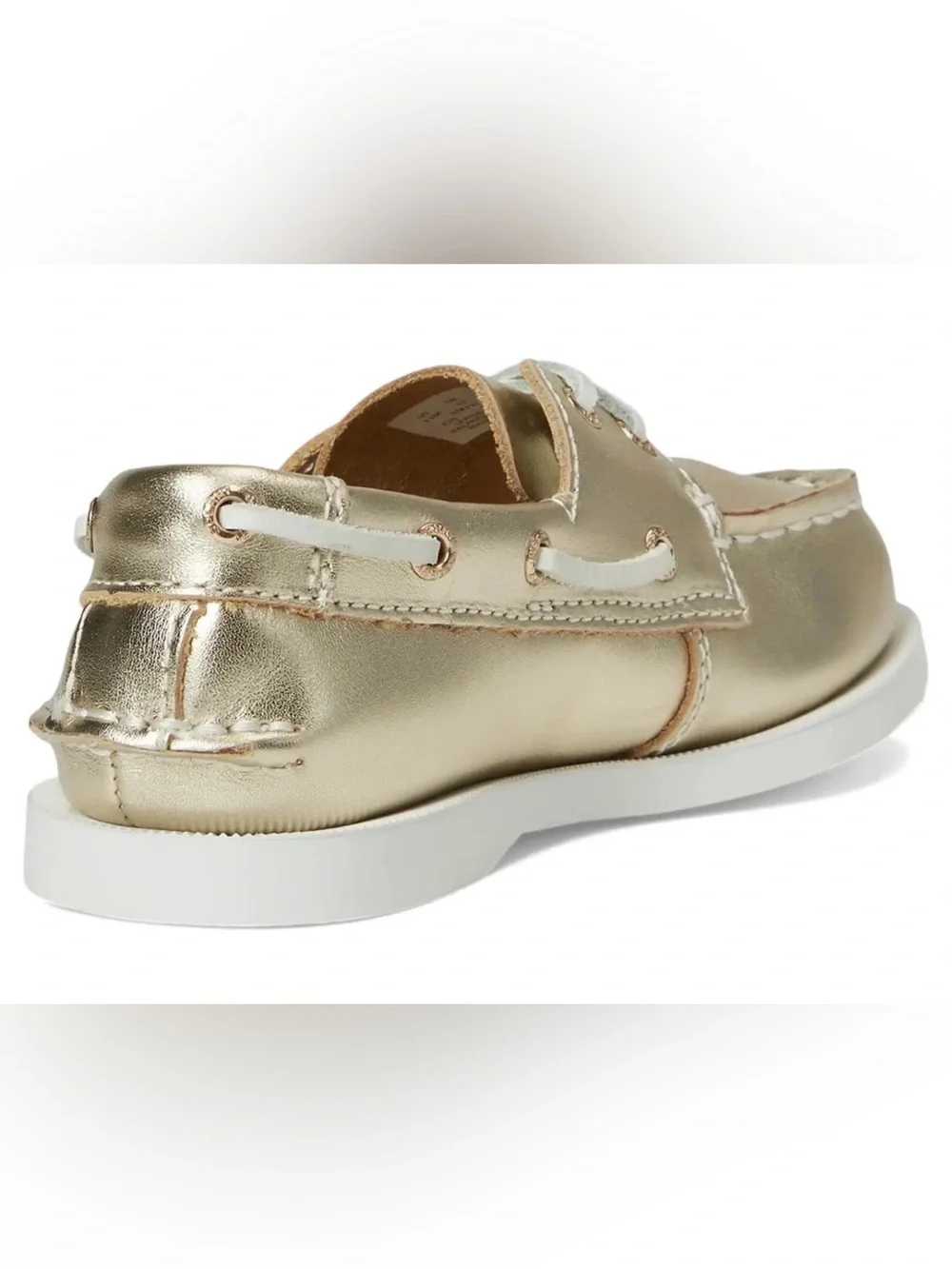 Sperry shiny metallic