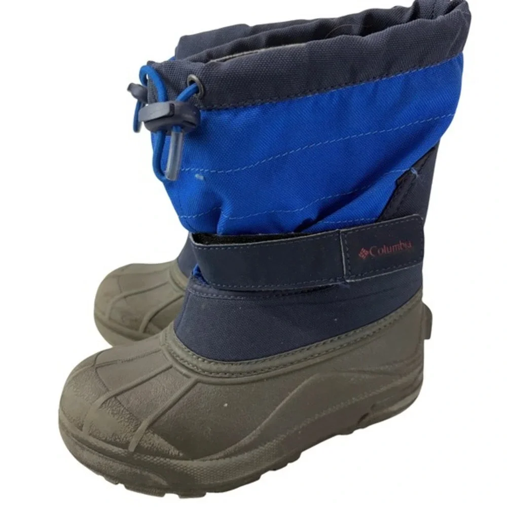 Columbia‎ Winter Snow Boots Little Kid Size 13 Blue Gray Waterproof